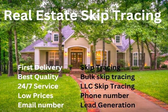 I specialize in bulk real estate and LLC skip-tracing services for $10, freelancer BERNARD MENDES (bernardmendes) – Kwork